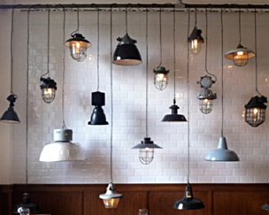 vintage industrial lighting