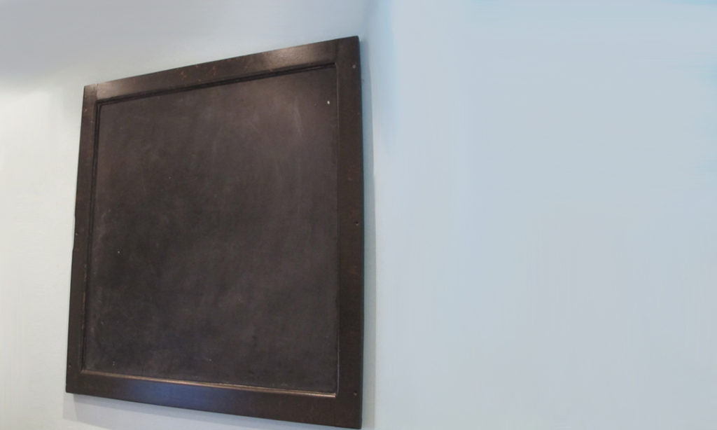 French Blackboard quintessential duckeggBLUE