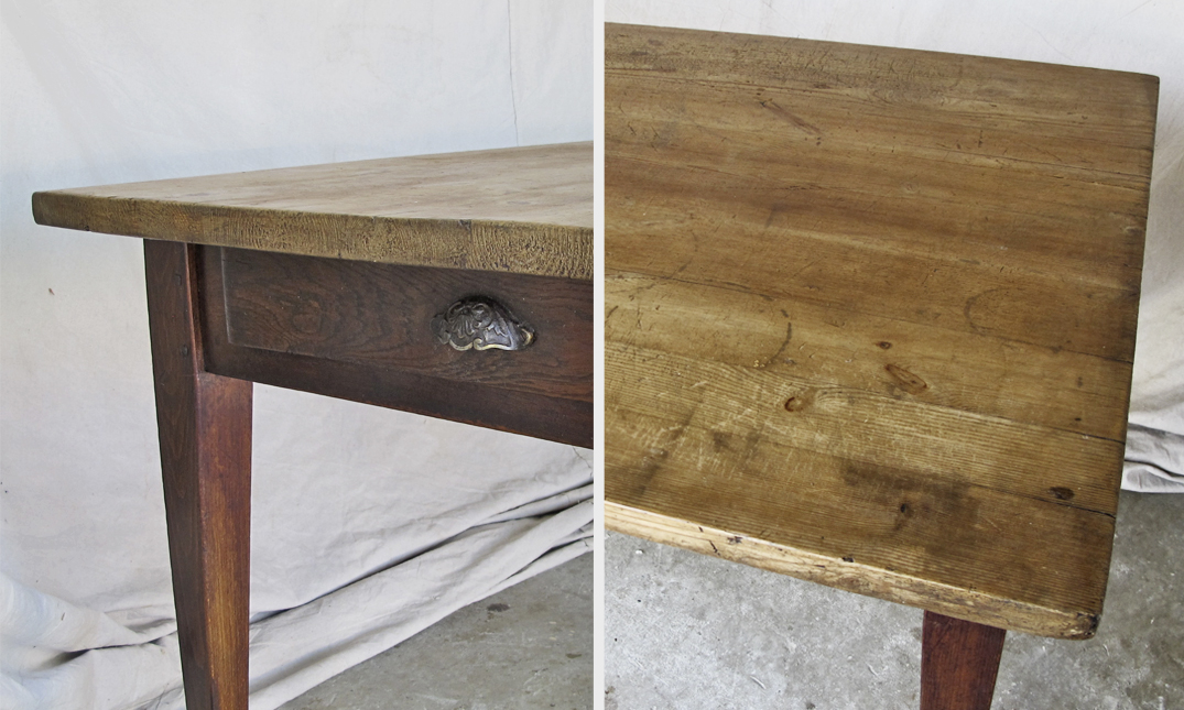 Rustic French Farmhouse Table | quintessential duckeggBLUE