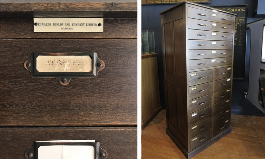 Vintage Plan Drawers quintessential duckeggBLUE