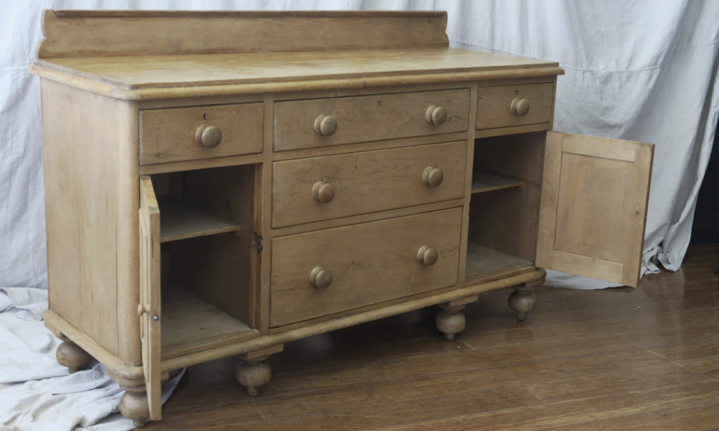 Antique English Pine Dresser quintessential duckeggBLUE