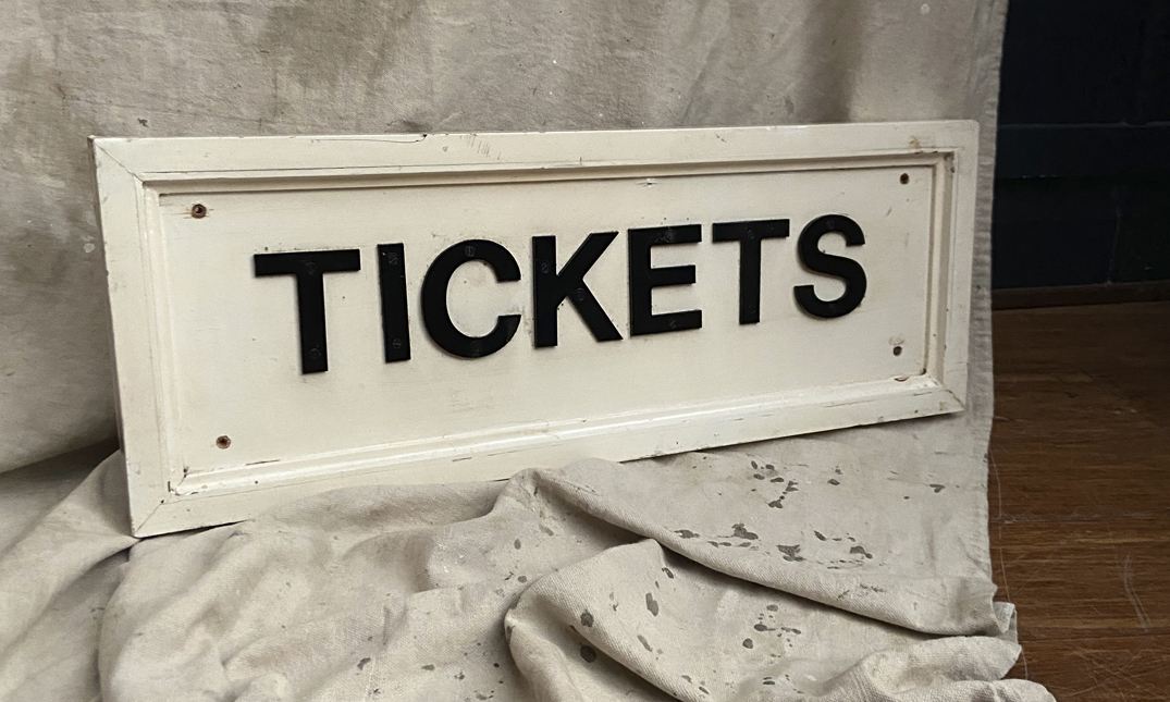 original Sydney railways tickets sign